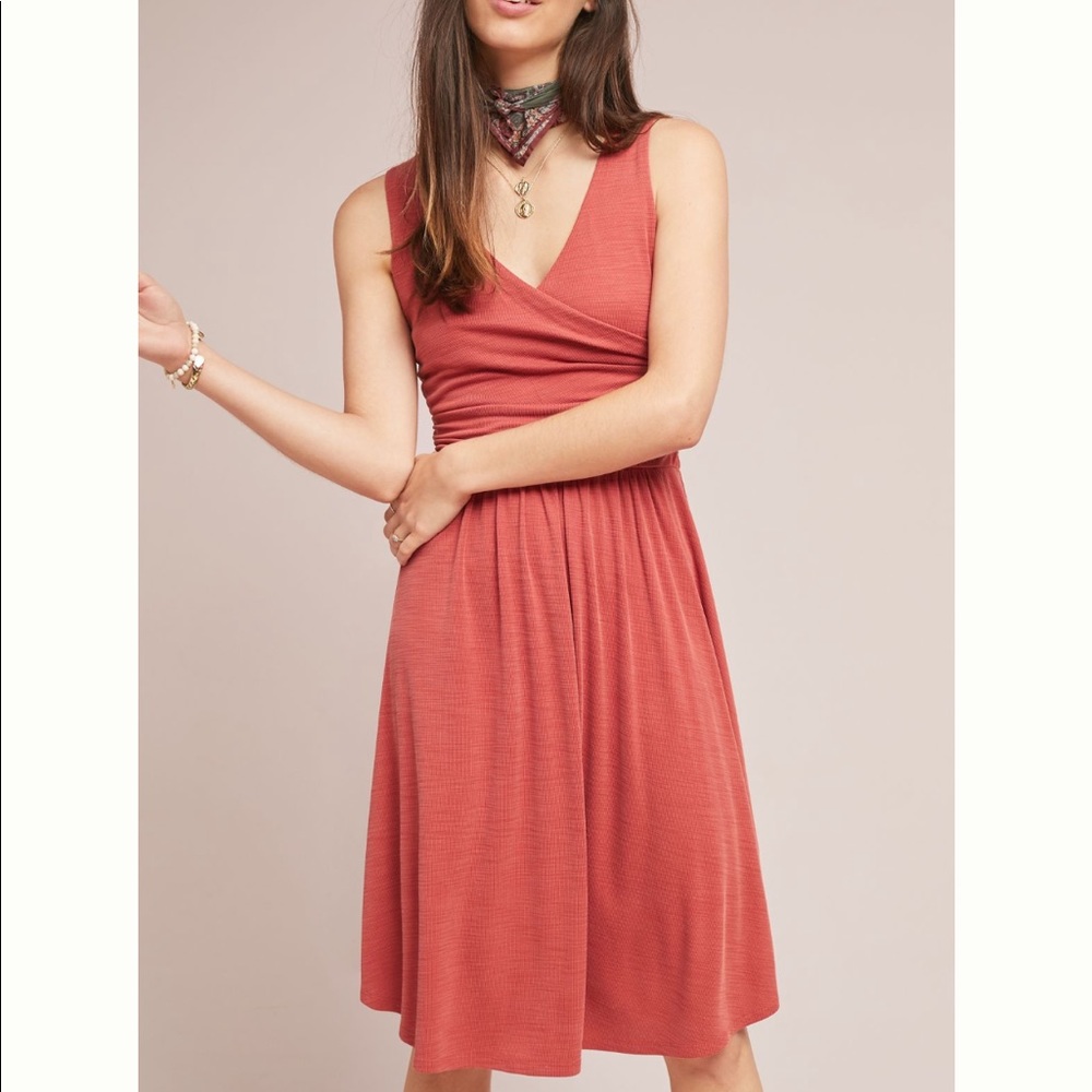 Maeve by Anthropologie. Coral Dress. Size LP.